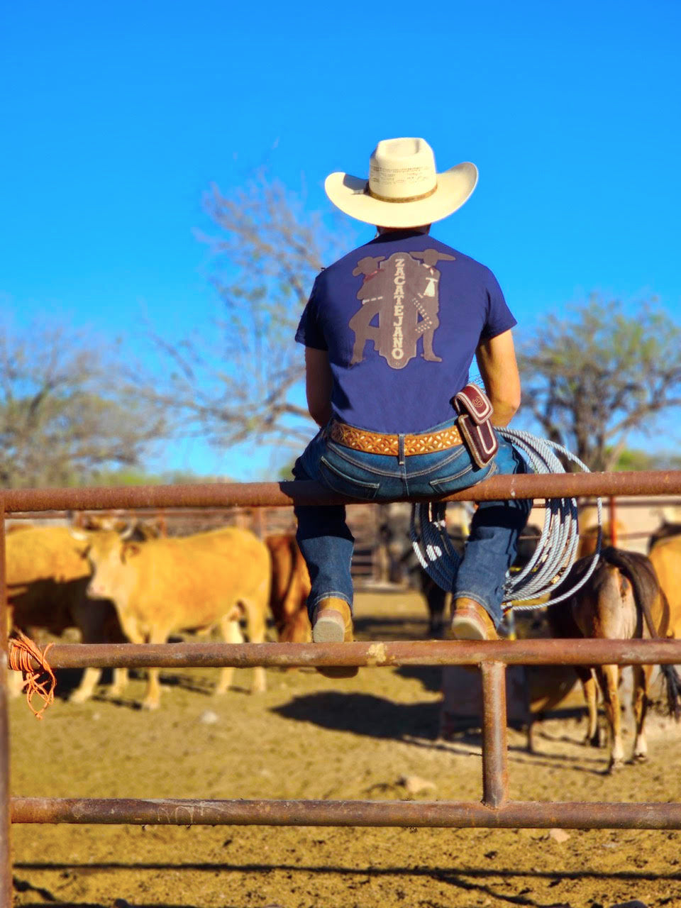 Zacatejano Charro Cowboy Tshirt